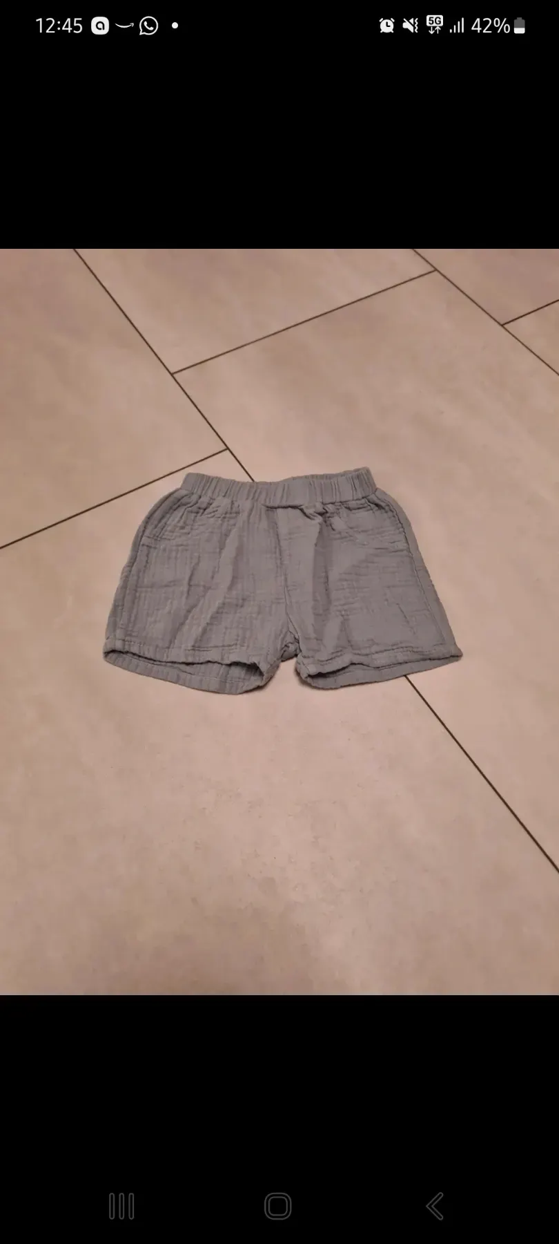 Hose kurz Größe 86