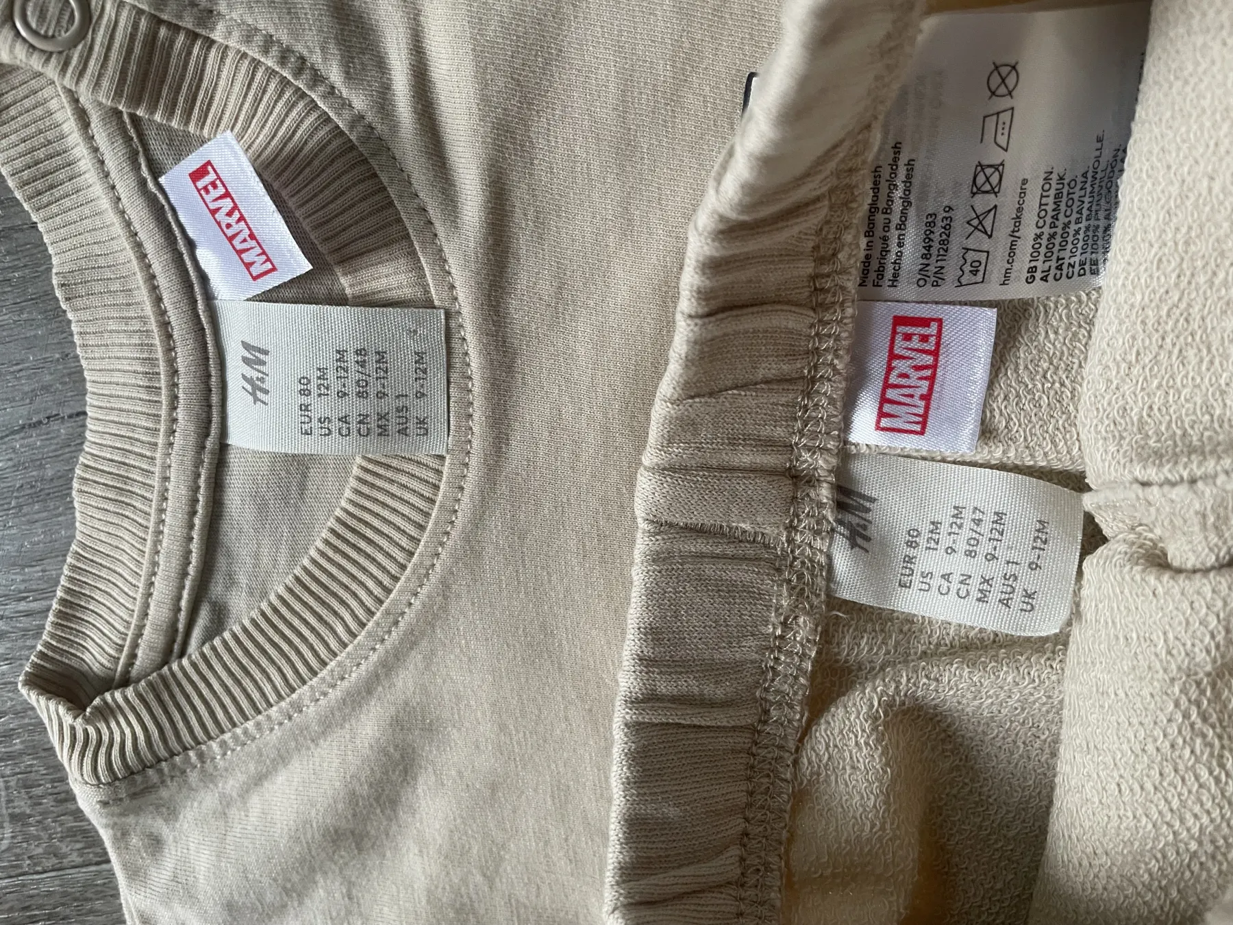 Set Outfit Sommer H&M Iron Man Marvel Gr. 80