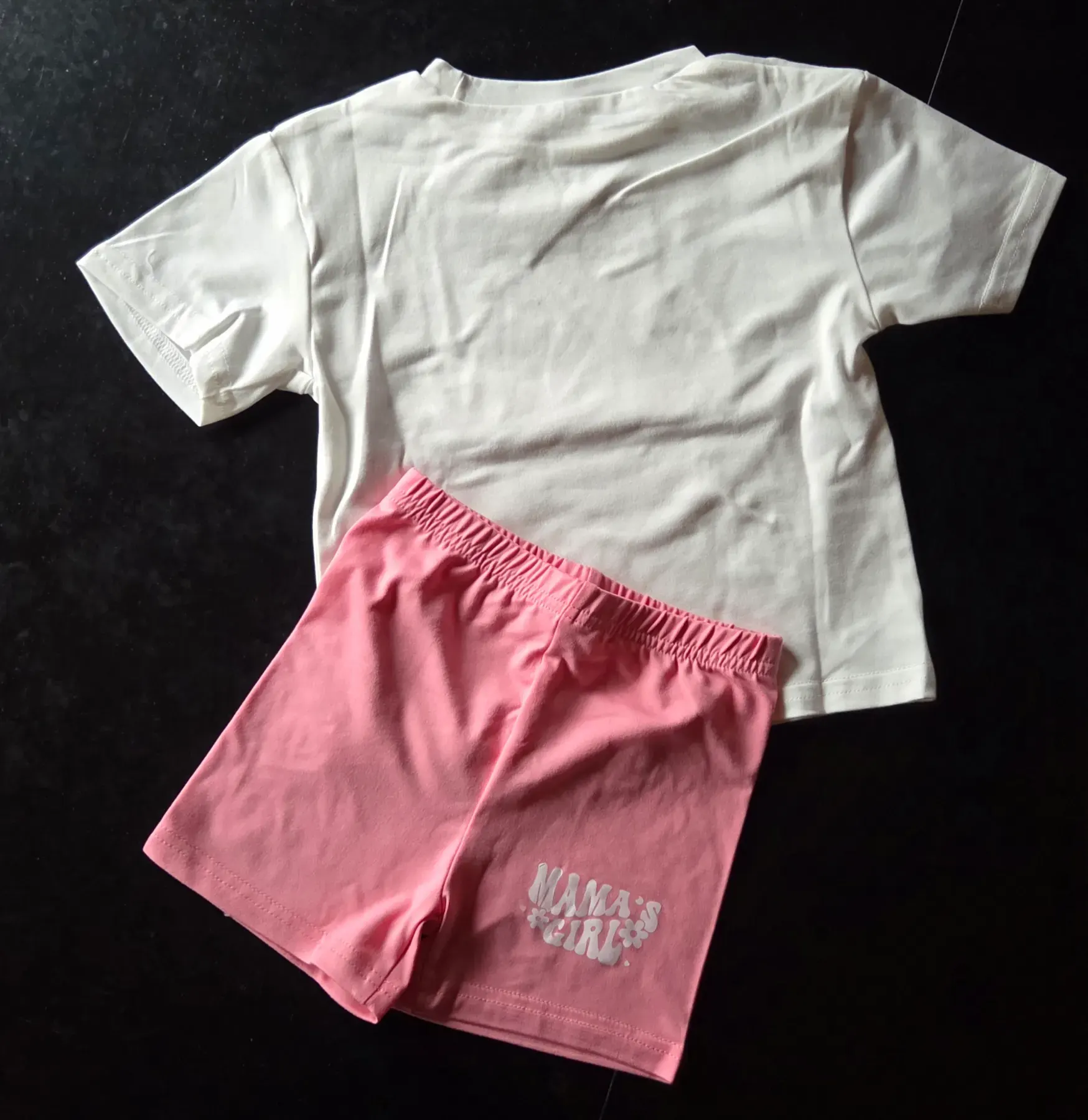 Wunderschönes 2-teiliges Sommer-Set "Mama's Girl" - T-Shirt & Hose - Gr. 12-18M / 80-86