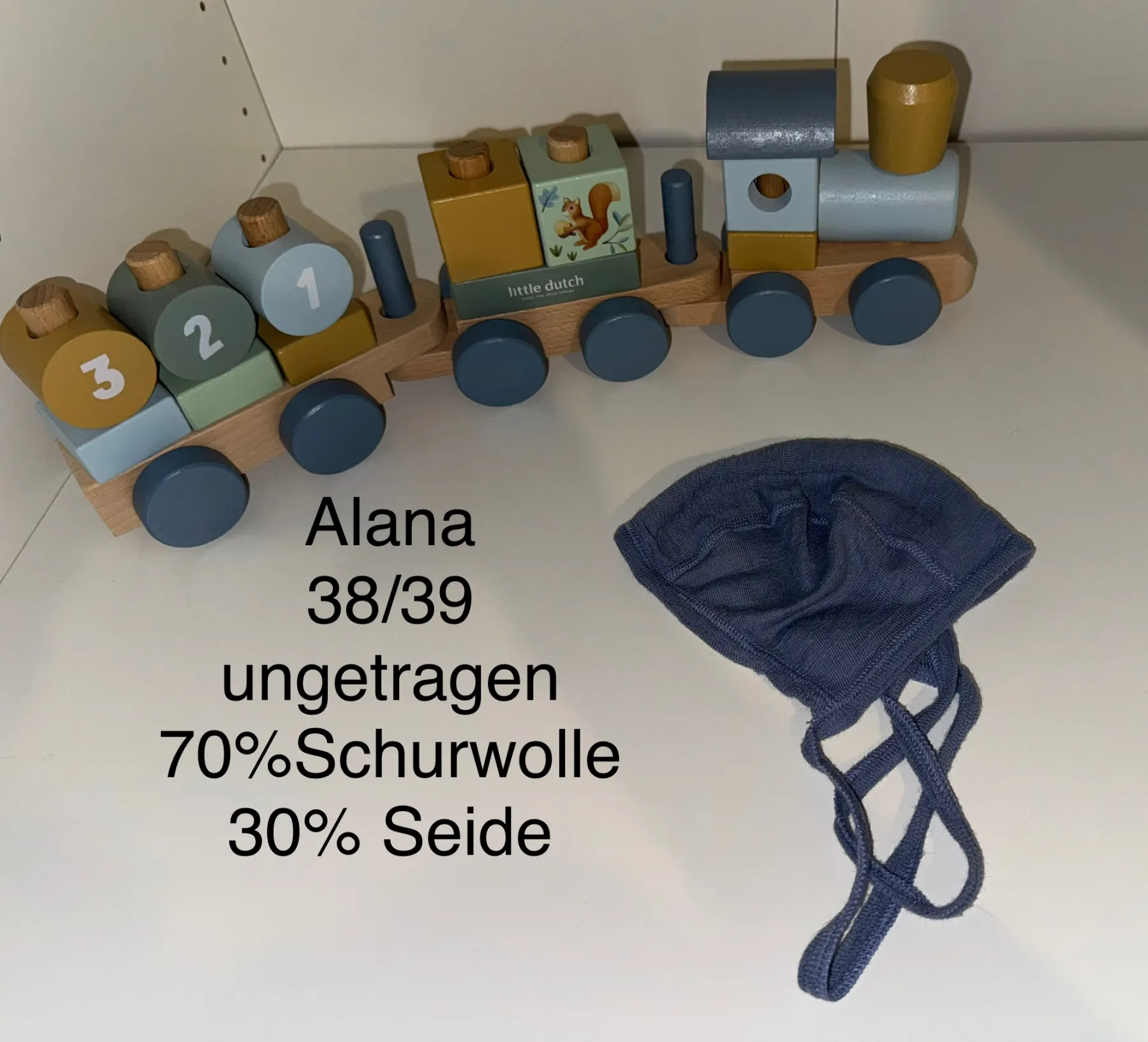 Alana Mützchen 50/56 Wolle/Seide q