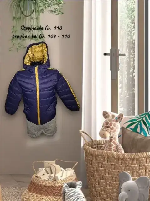leichte Steppjacke Gr. 110 tragbar bei Gr. 104 - 110