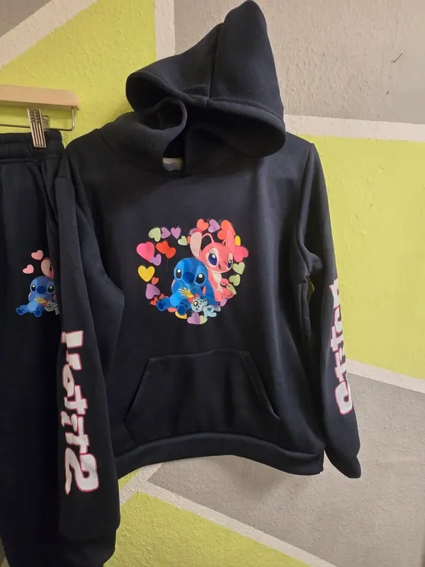 Jogging Anzug Hausanzug Stitch&Angel Gr. 160