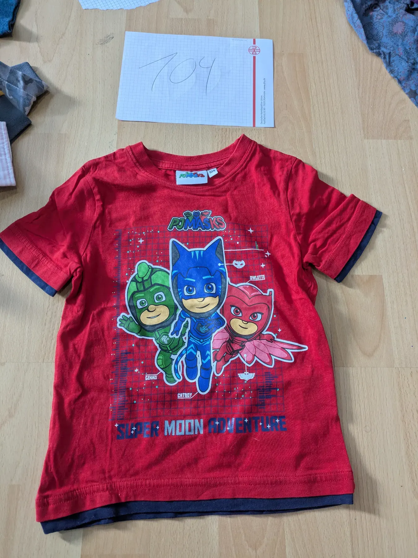 T-Shirt Größe 104
