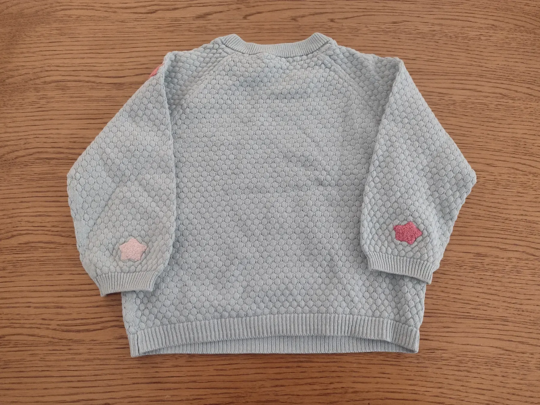 Pullover türkis Sterne 80 HM