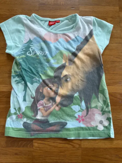 T-Shirt, Gr. 128/134 (eher 122/128), Spirit wild und frei, Pferd