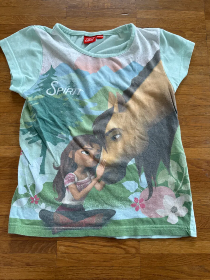 T-Shirt, Gr. 128/134 (eher 122/128), Spirit wild und frei, Pferd