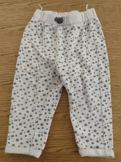 Jogginghose/Leggings rosa/grau mit Punkten 86 CA