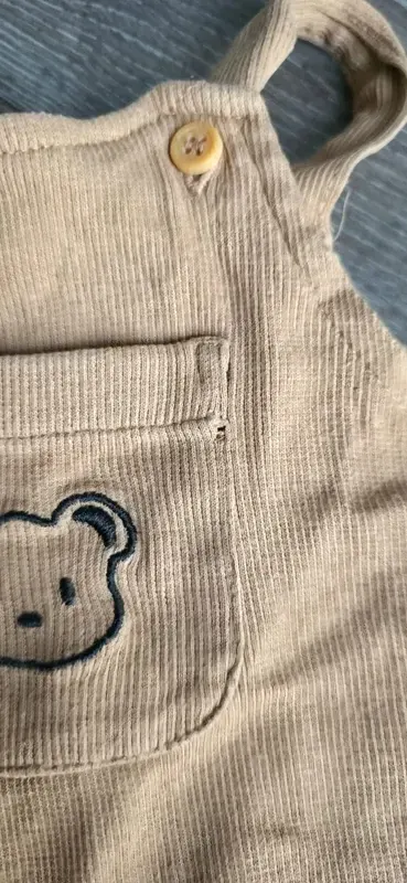Bonprix 2er Set Latzhosen braun/beige Größe 68/74