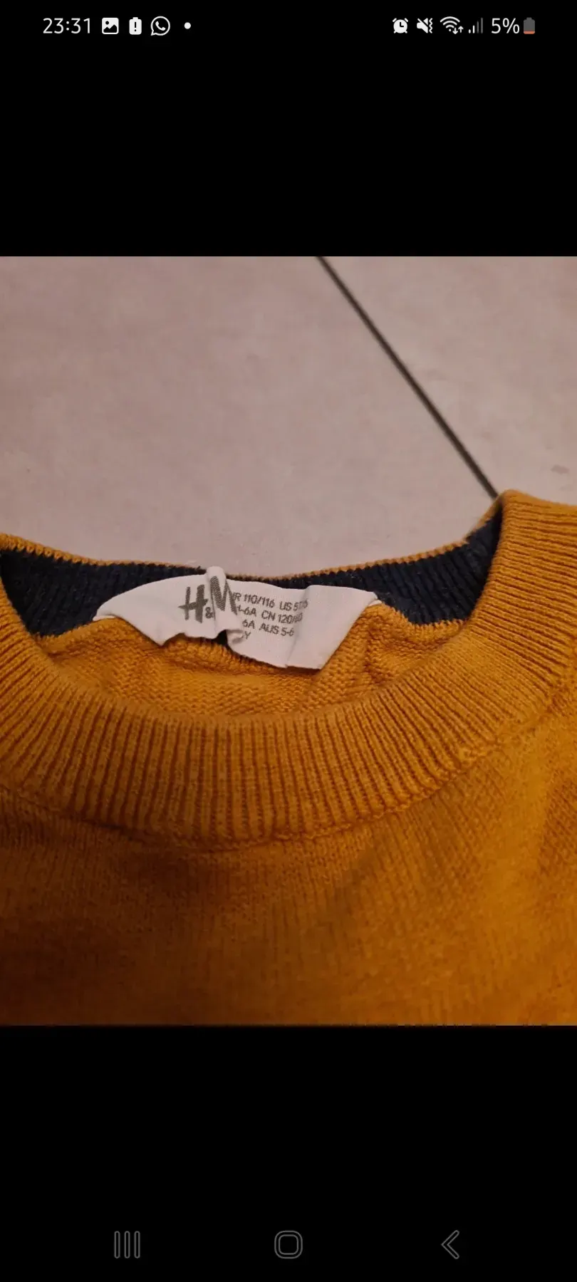 Pullover Größe 110/116 von H&M