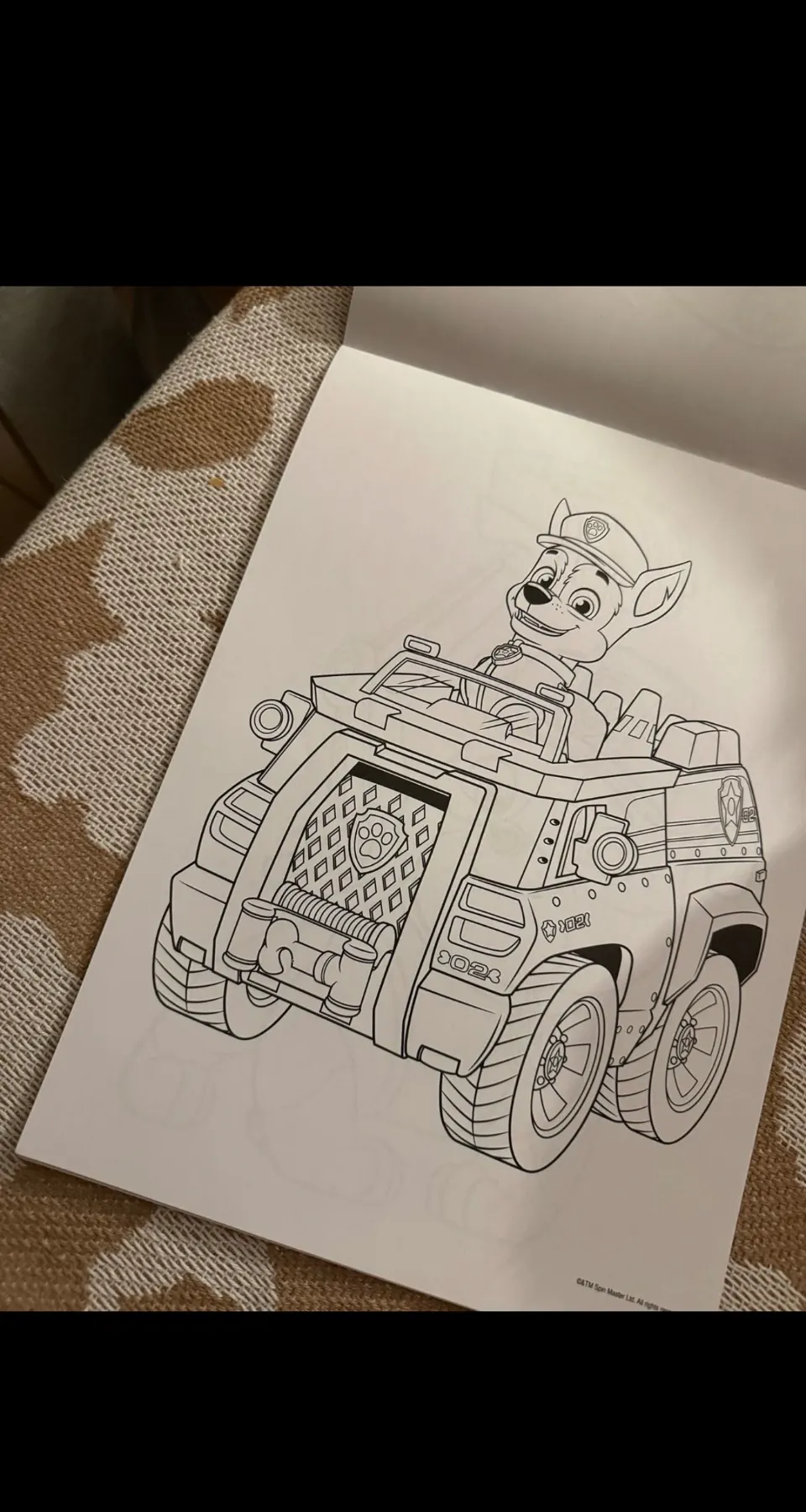 Paw Patrol Malblock mit Stickern