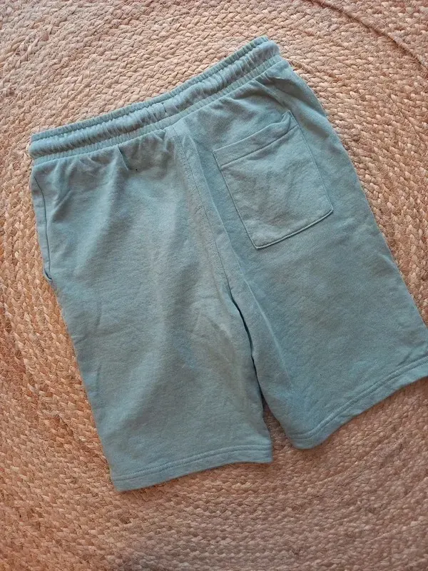 Yigga Sweat Shorts Gr 146/152 Junge, mint, salbei, kurze Hose, Bio Baumwolle, Frühling Sommer