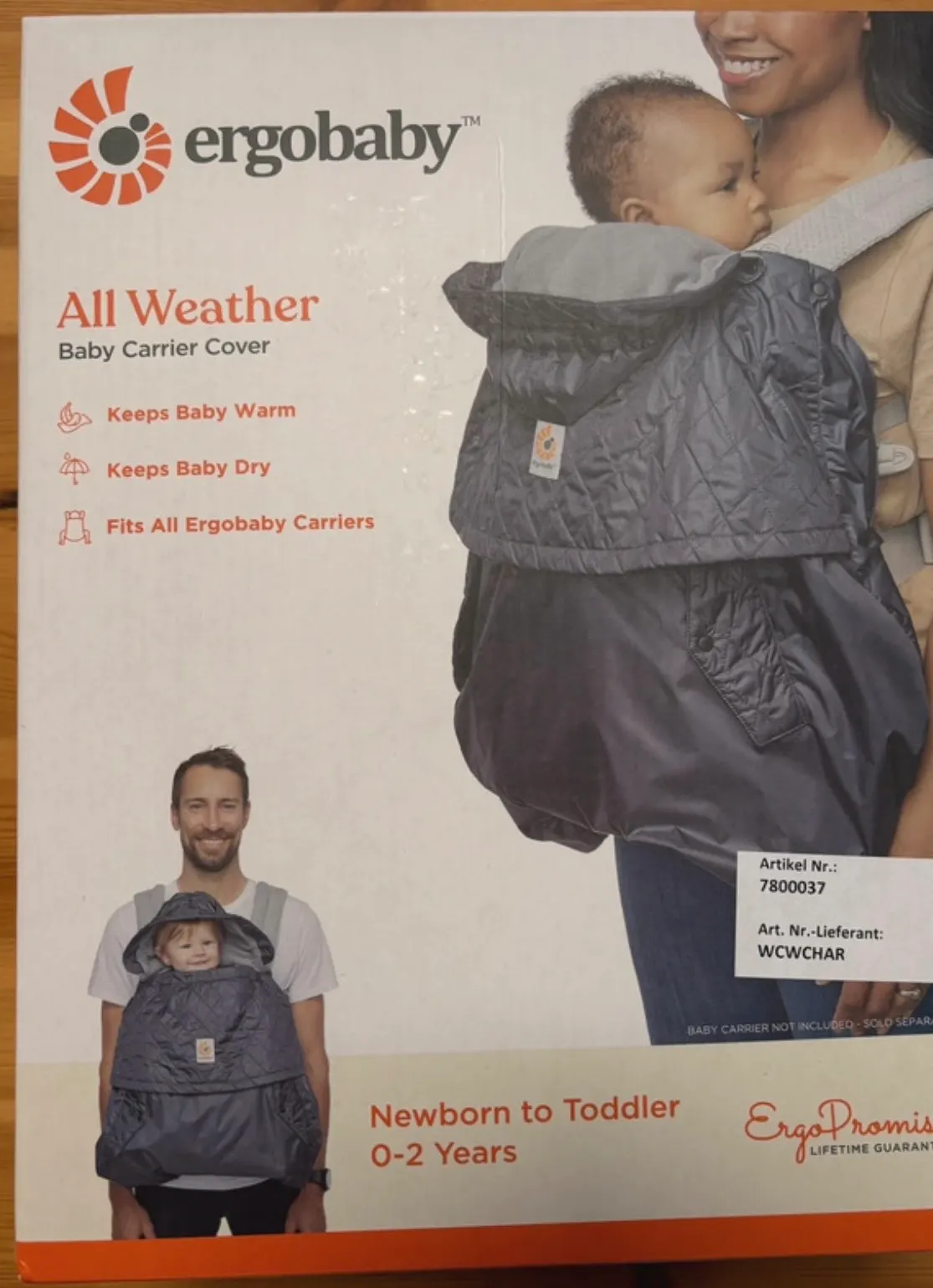 Tragecover | Windschutz all weather | ergobaby Cover Babytrage
