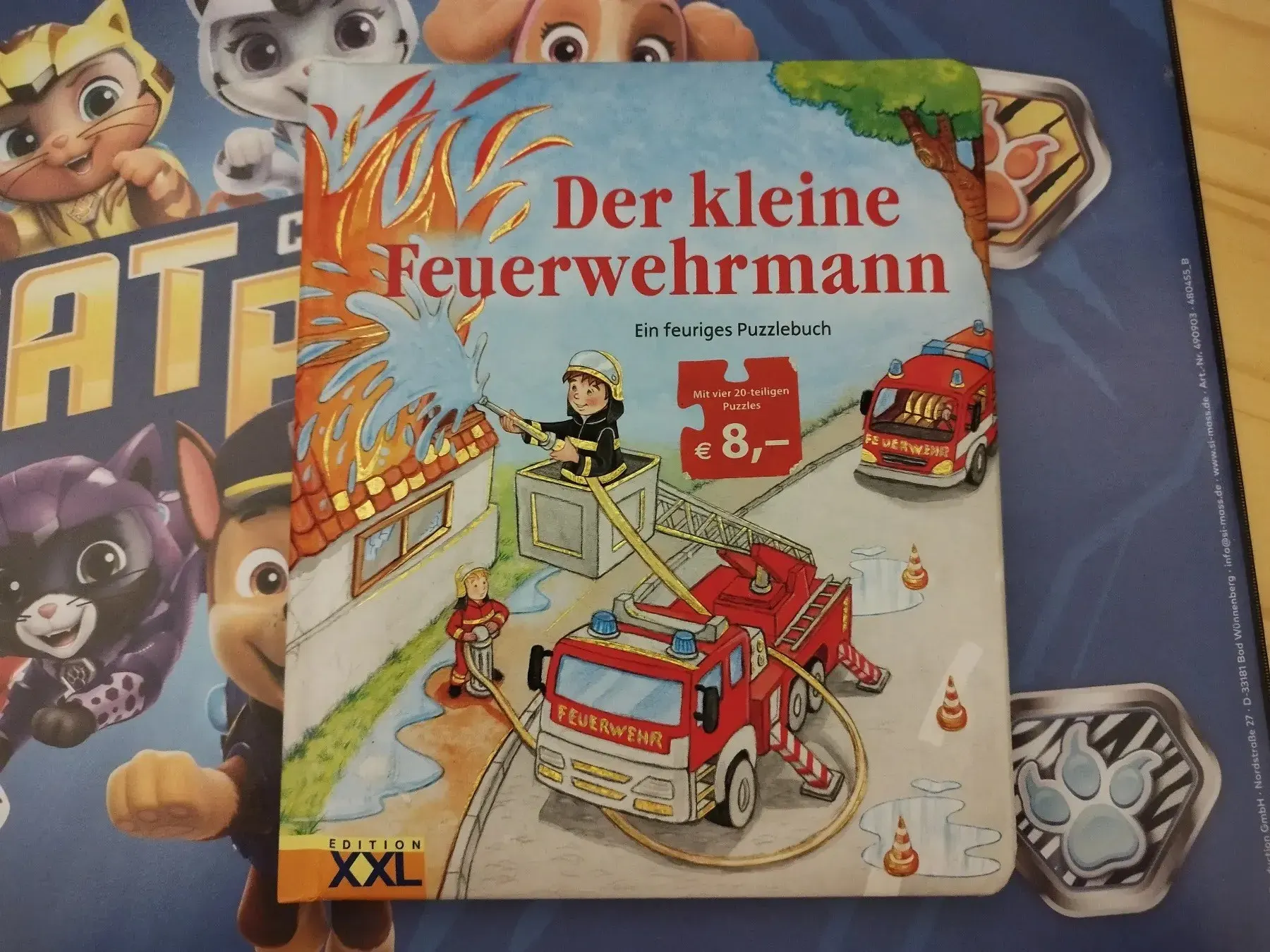 Puzzlebuch "der kleine Feuerwehrmann"