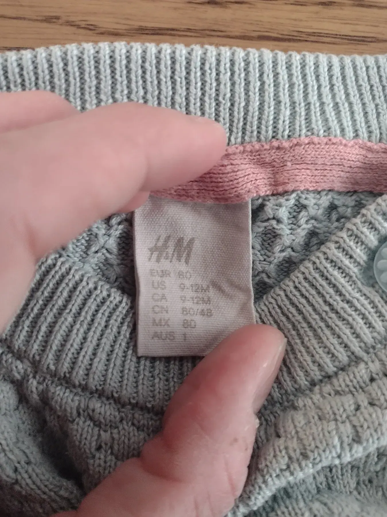 Pullover türkis Sterne 80 HM