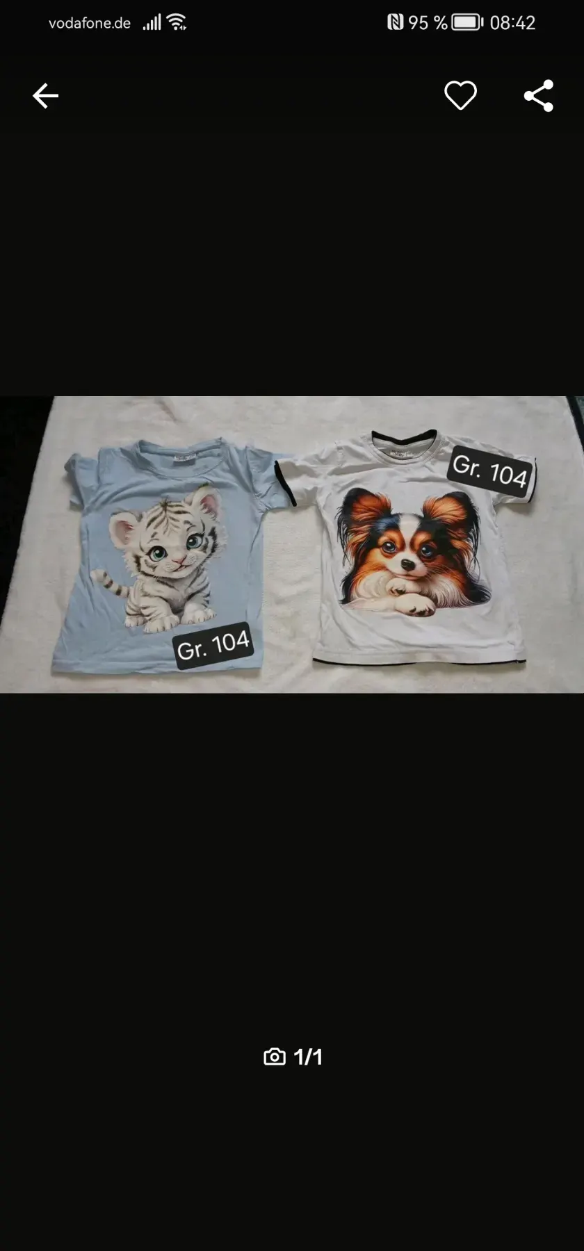 2 Tolle T-shirts in der gr 104