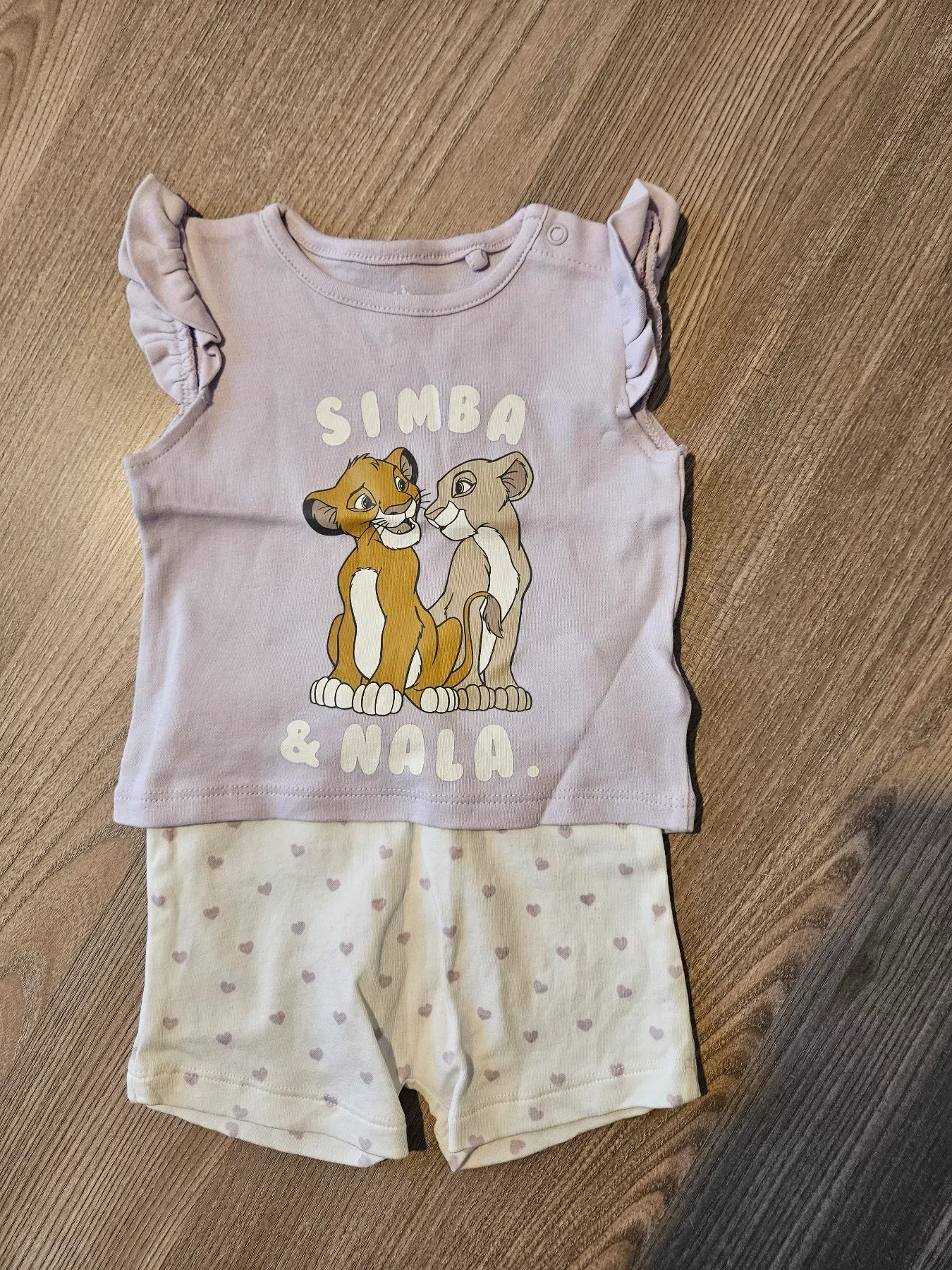 Süßes Set mit Simba & Nala, Gr. 62, Neu & ungetragen