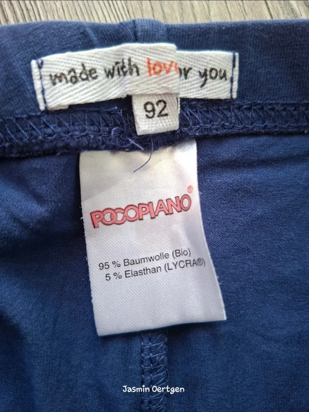 kurze Leggings / Radlerhose| Pocopiano | Gr. 92