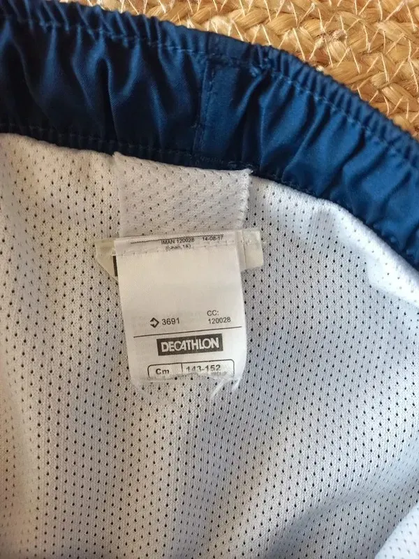 Decathlon Olaian Badehose Gr 146/152 Junge, Badeshorts, Shorts, navy, Sommer