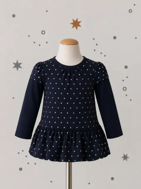 Staccato | Langarmshirt mit Schößchen | Gr 80