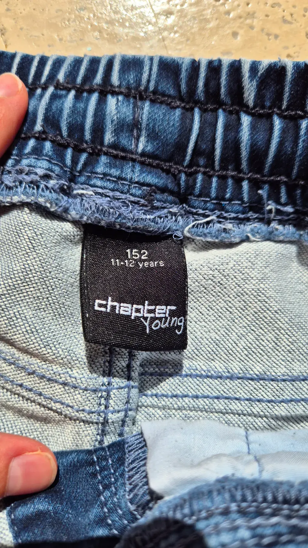 Chapter Young Jeansshorts Gr. 152 – Denim mit Gummibund & Kordel, super bequem