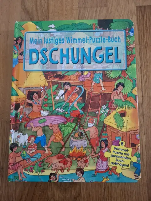 Mein lustiges Wimmel-Puzzle-Buch Dschungel Puzzle Buch