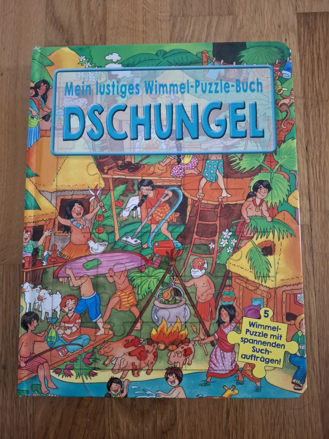 Mein lustiges Wimmel-Puzzle-Buch Dschungel Puzzle Buch