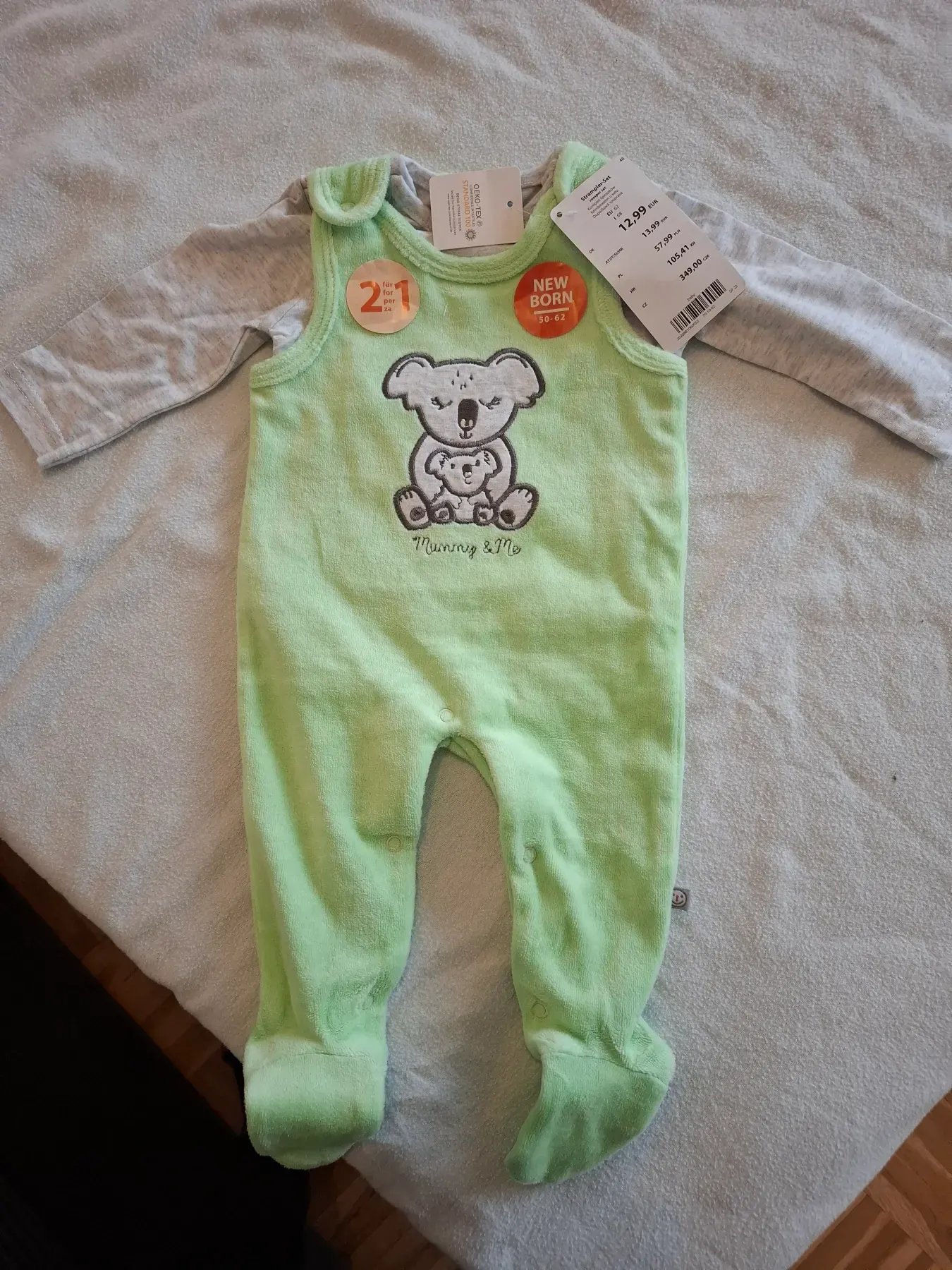 Strampler mit Pulli  gr 62