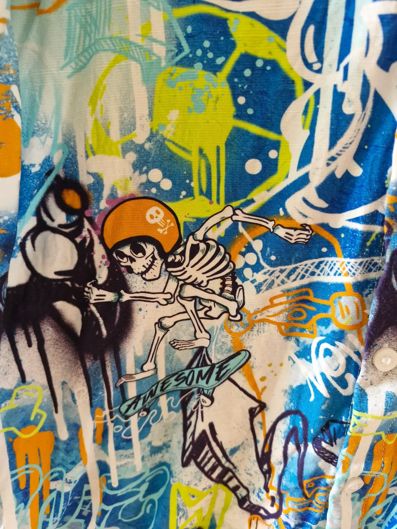 Next Graffiti Skater Hemd 12y 152 neuwertig