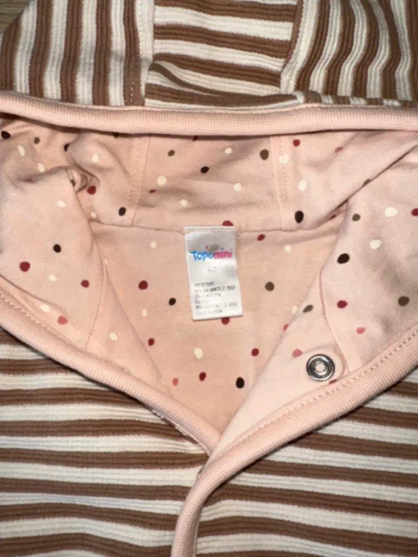 Topomini Jacke Rosa/Braun