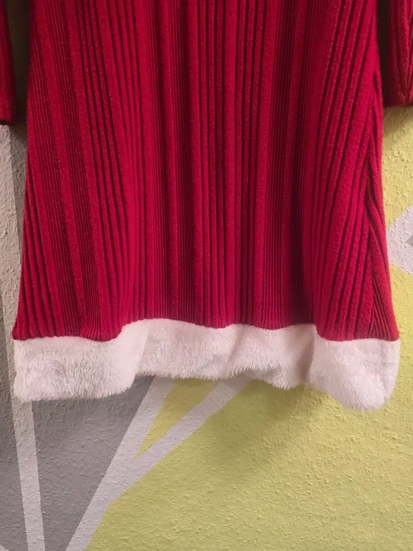 Kleid rot-weiß Gr. 11-12Y