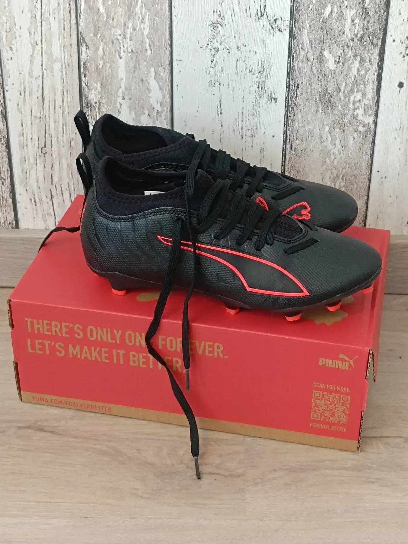 Puma Black Red Junior