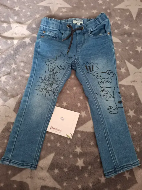 Jeanshose lang