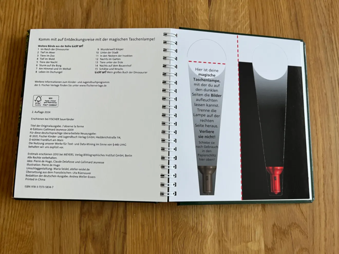 💡 Licht an! 💡Nachts auf dem Bauernhof - Sauerländer Verlag