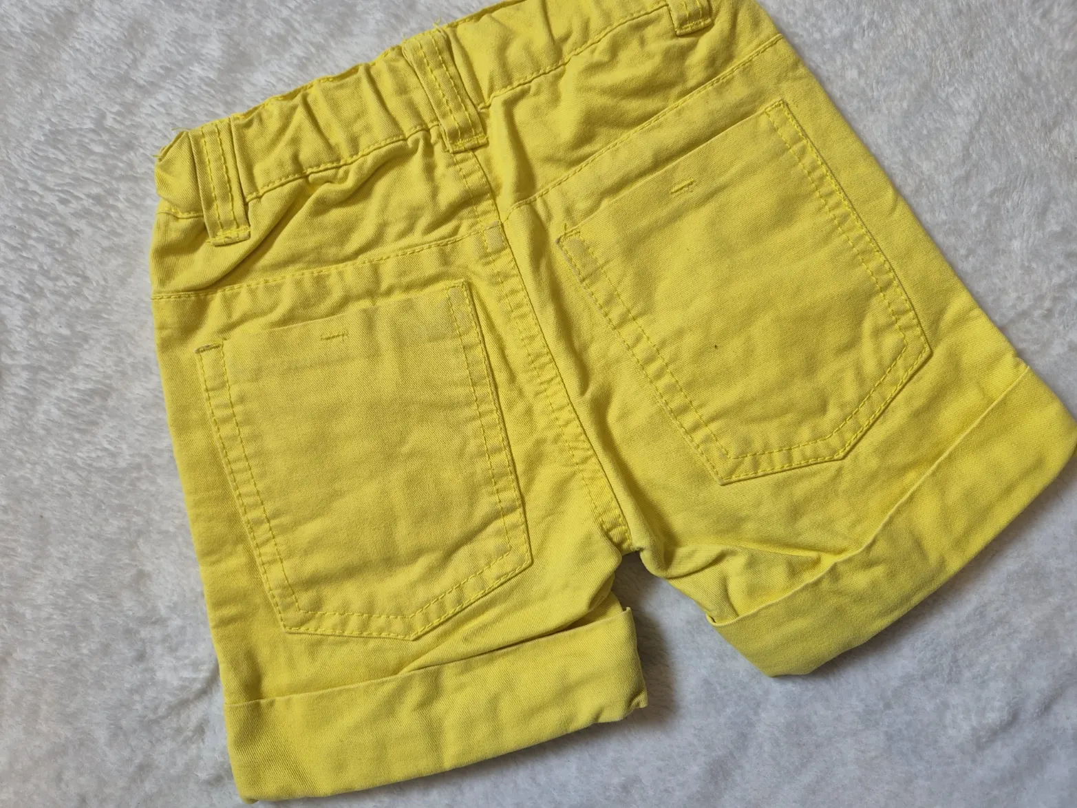 kurze Hose, gelb, name it, Größe 80
