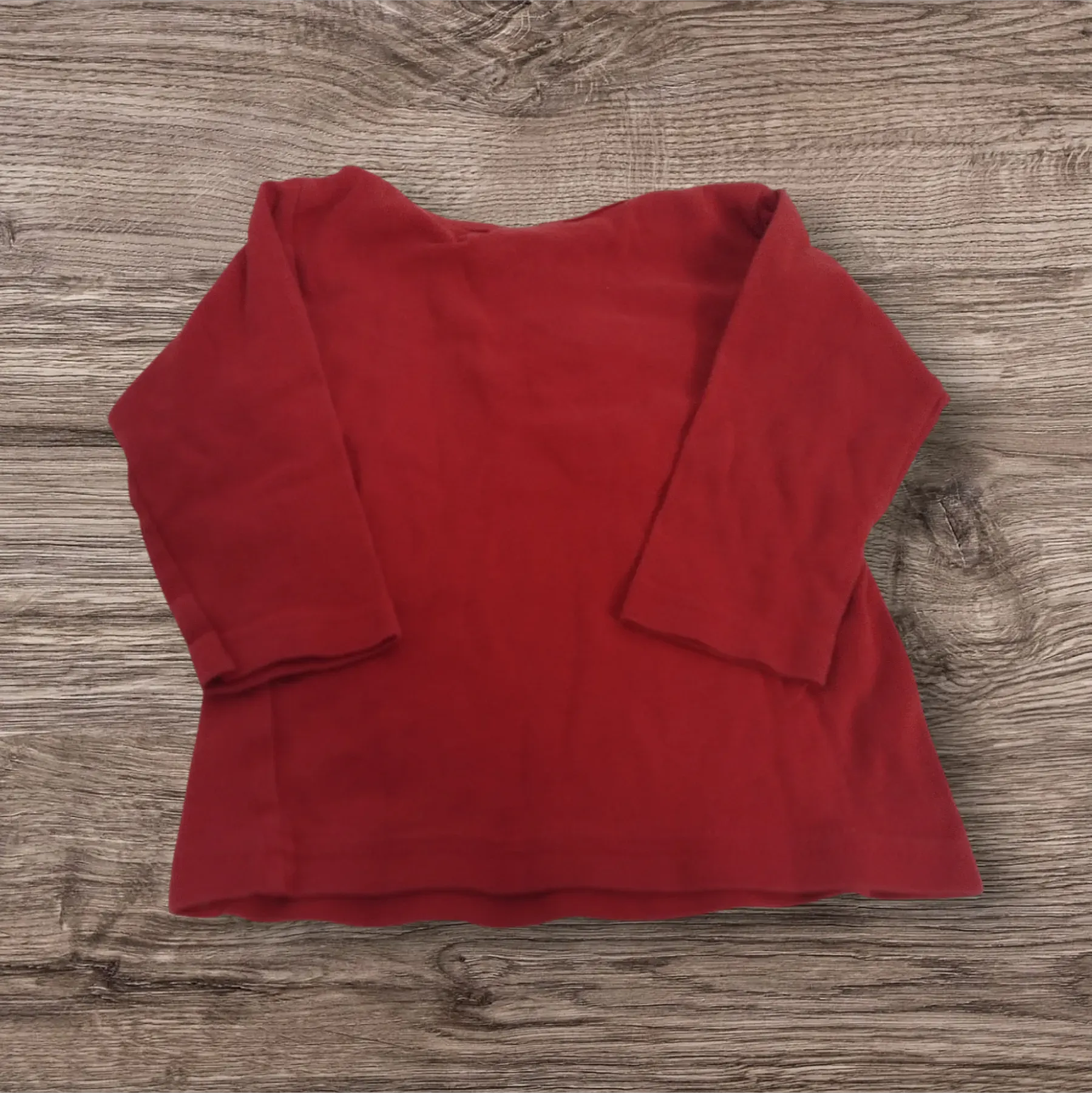 Longsleeve/Langarmshirt rot gesticktes Auto Rennfahrer 80 American Apperal