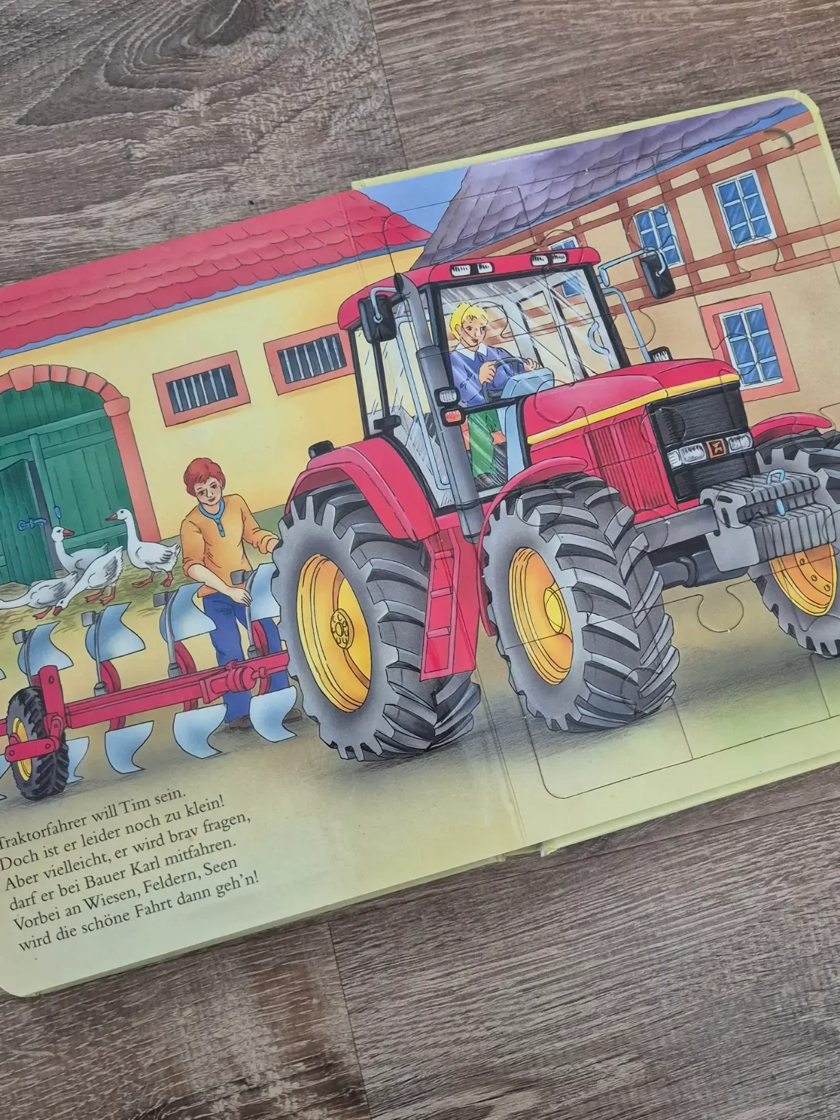 Puzzlebuch "Fahrzeuge", 5 Puzzle, Edition Trötsch