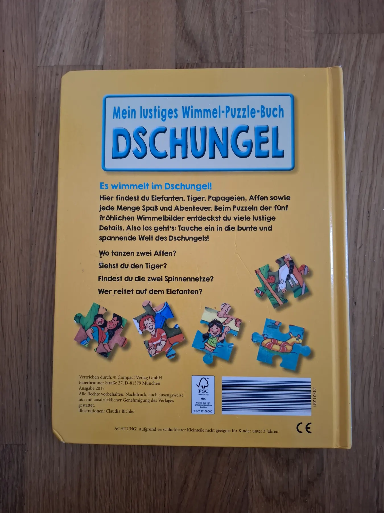 Mein lustiges Wimmel-Puzzle-Buch Dschungel Puzzle Buch