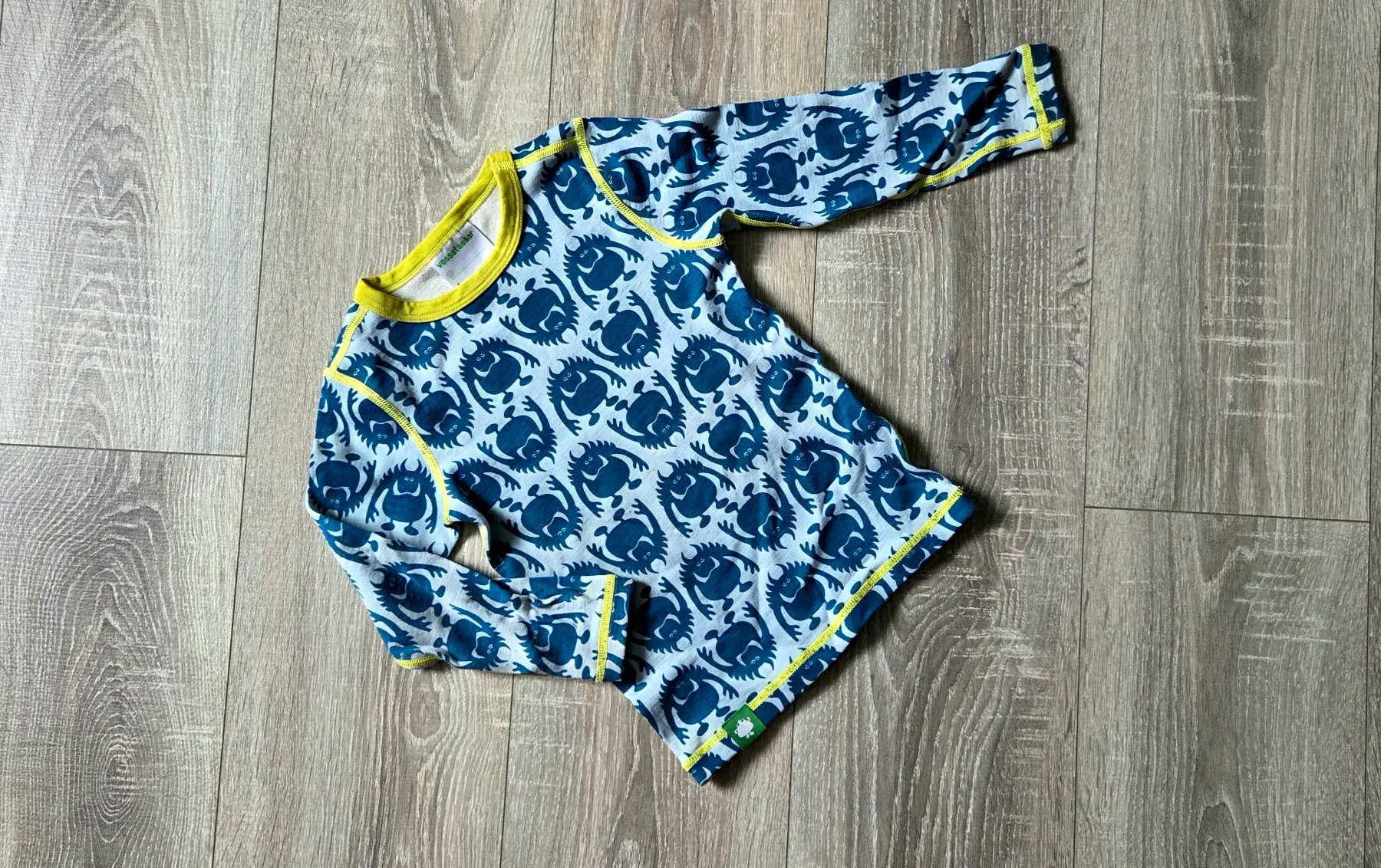 Vossatassar Longsleeve Wolle/ Baumwolle Gr. 100