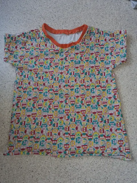 Handmade T-Shirt Eulen 110-122