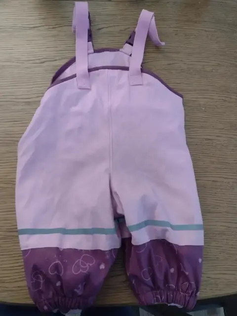 Matschhose gefüttert rosa-lila 74/80 Lupilu