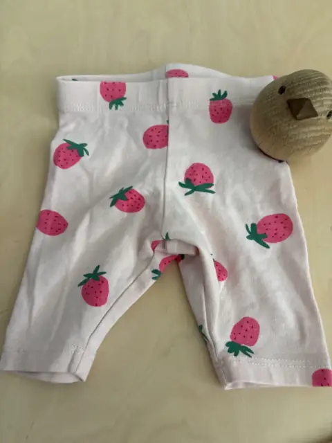 Primark 3/4 Leggings mit Erdbeer-Muster Gr. 62 🍓