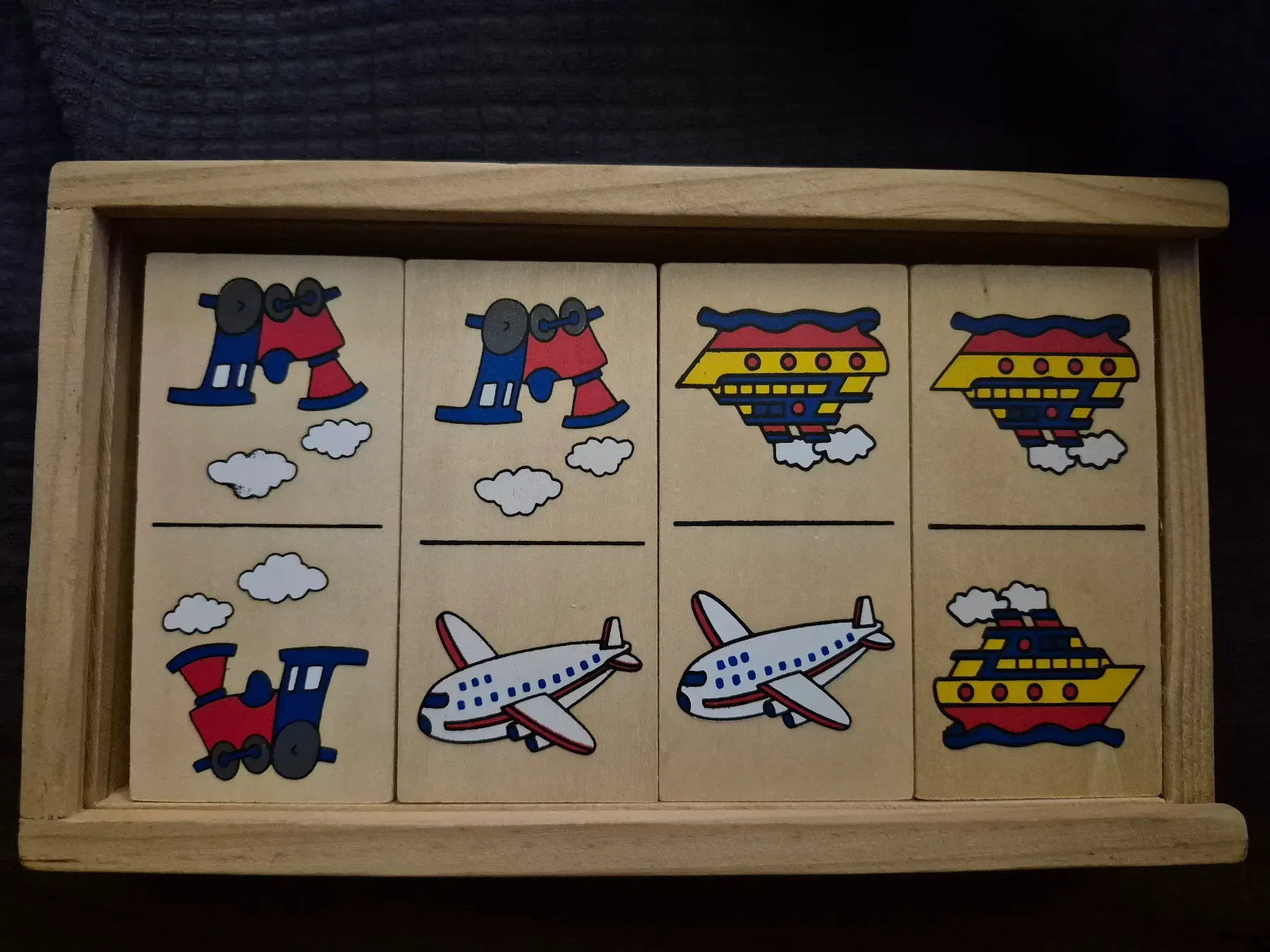 Domino Spiel Holz