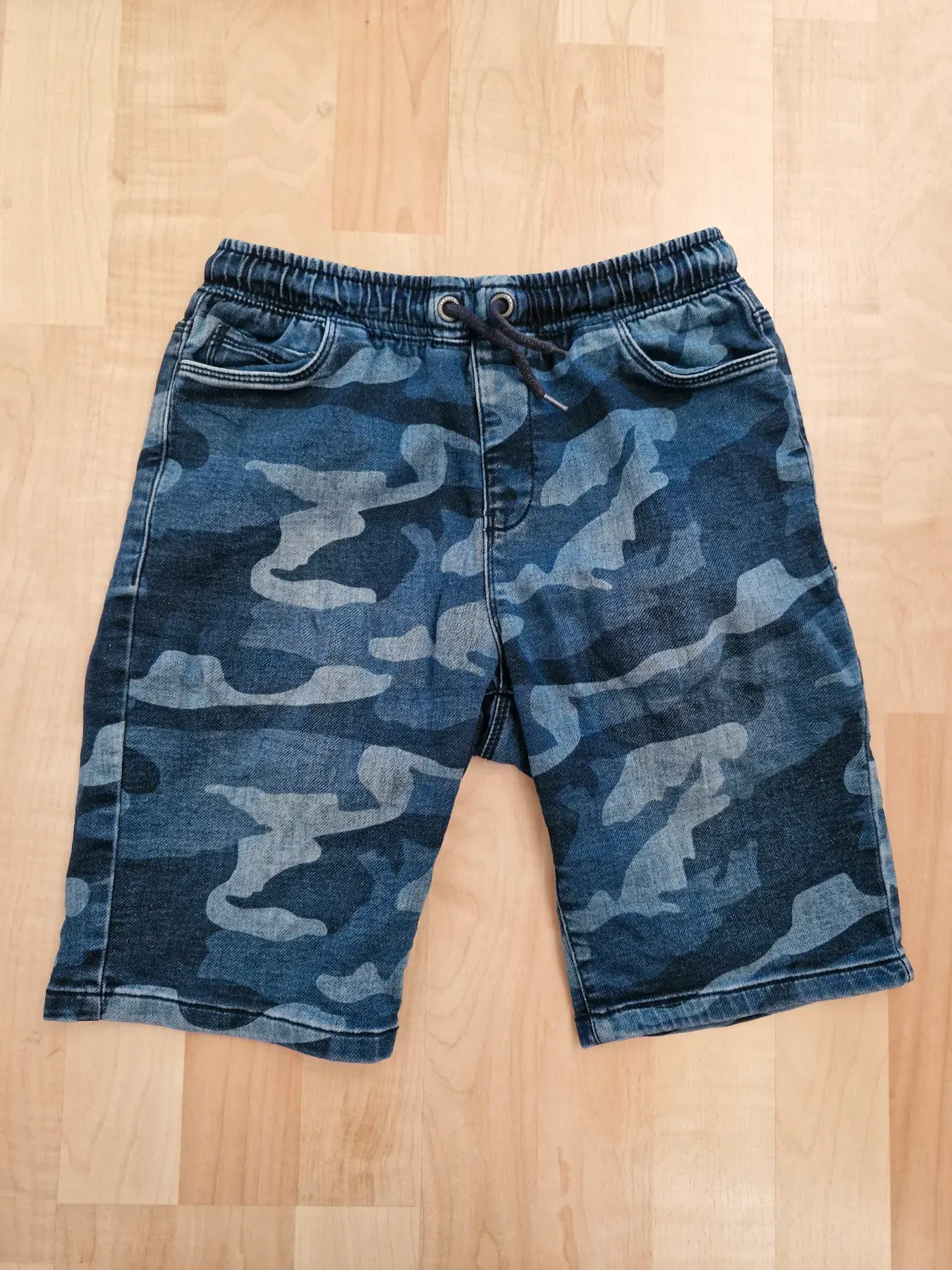 Next Camouflage Soft Jeans Shorts 152 12y