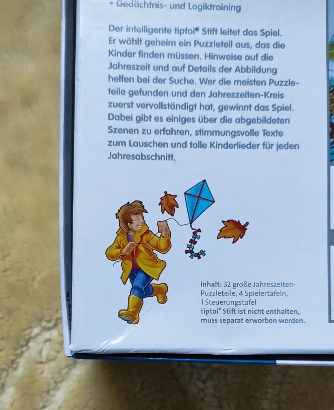 Tiptoi Spiel 🖍️"Reise durch die Jahreszeiten"