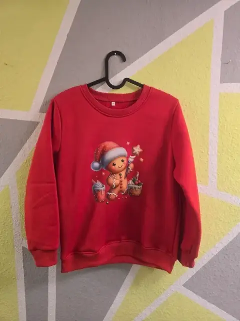 Pullover Lebkuchenmann Weihnachten Gr. 150