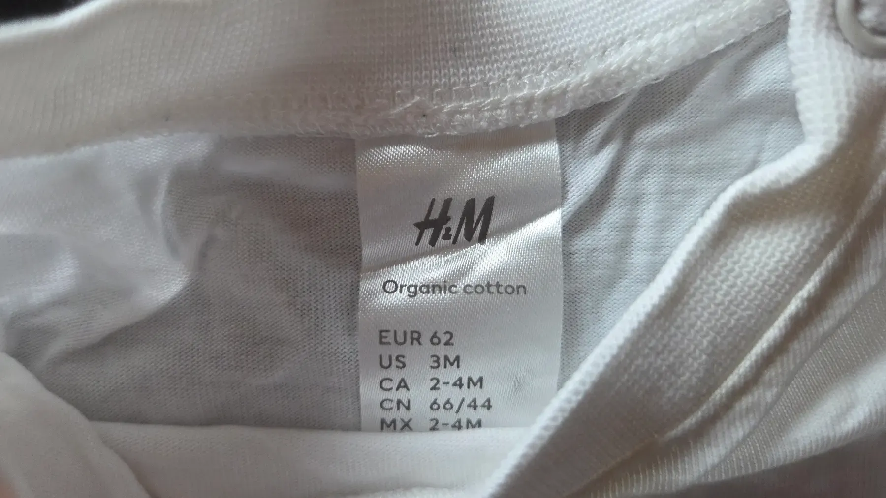 H&M 3er Set Basic T-Shirt aus Bio-Baumwolle