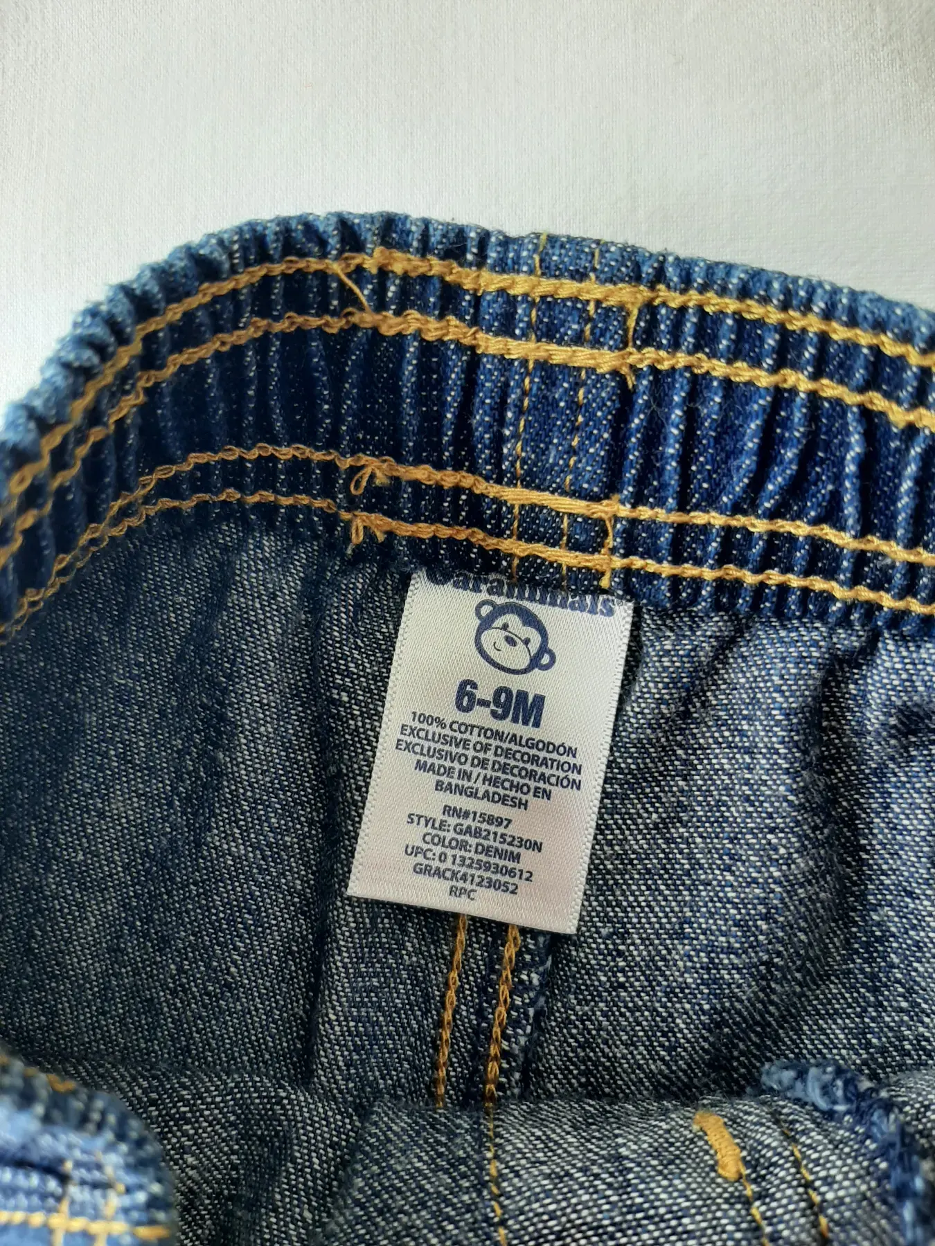 Garanimals Jeans Shorts Gr 6-9 Monate
