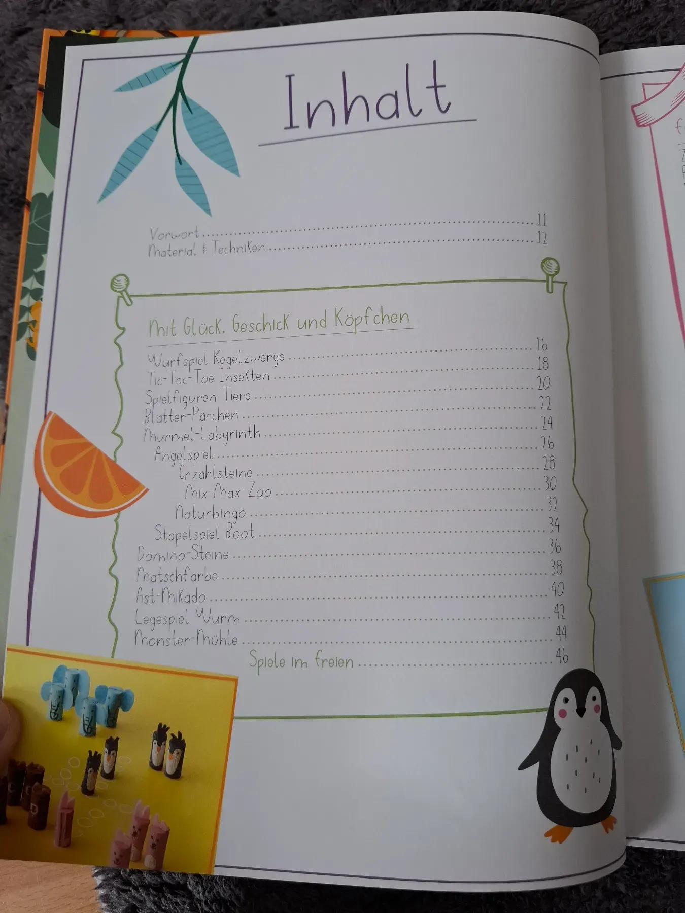 Das Spielebastelbuch Naturmaterialien