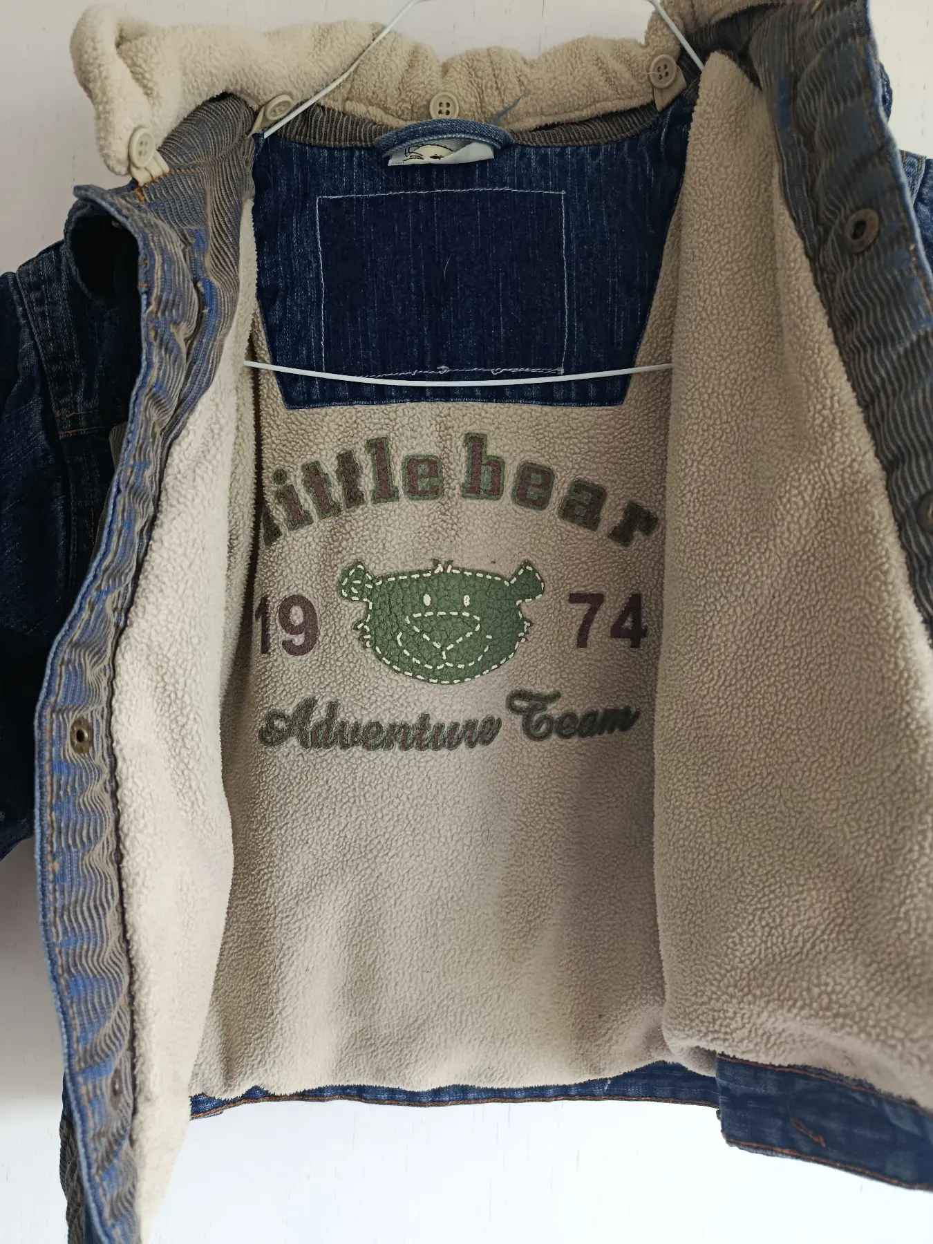 Jeansjacke gefüttert