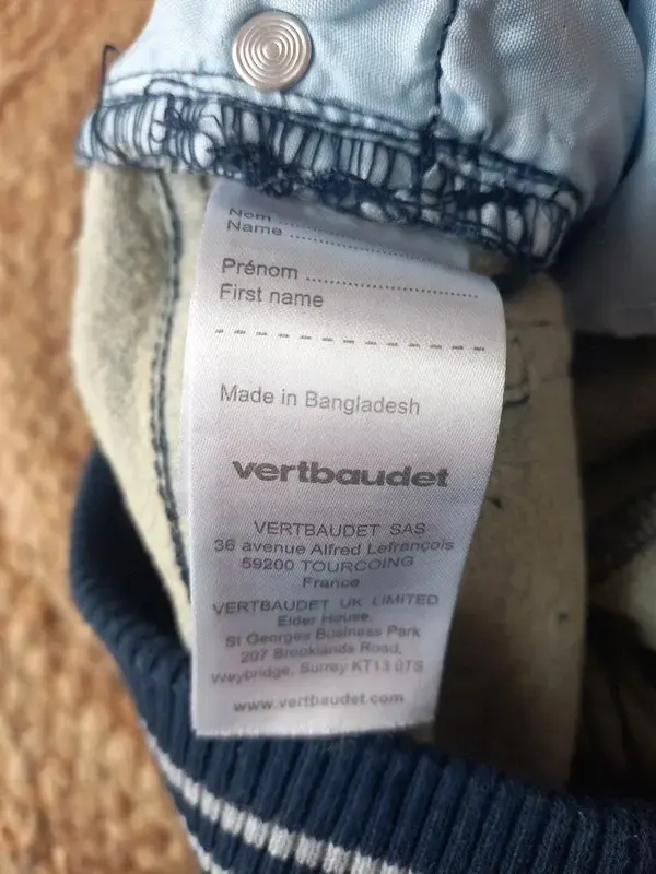 Vertbaudet Jogger Jeans Gr 152, Junge, Slim, warme Hose, gefüttert, navy, Winter